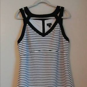 Torrid Striped Textured Bodycon Dress